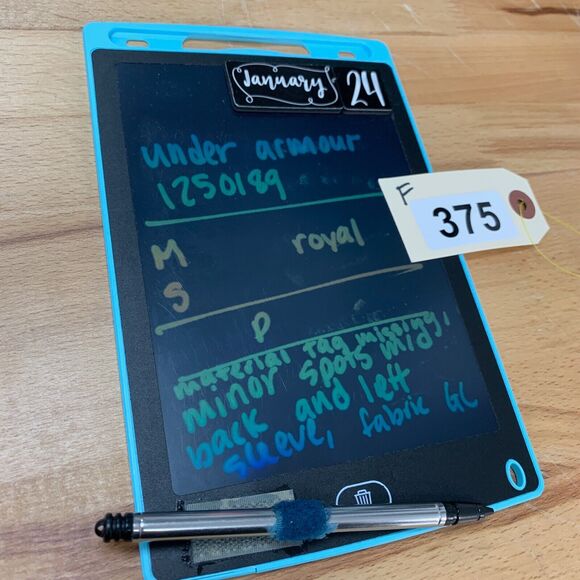 Under Armour Sweater Mens S Small Royal Blue ColdGear 1/4 Zip Fleece Pullover - Picture 12 of 13